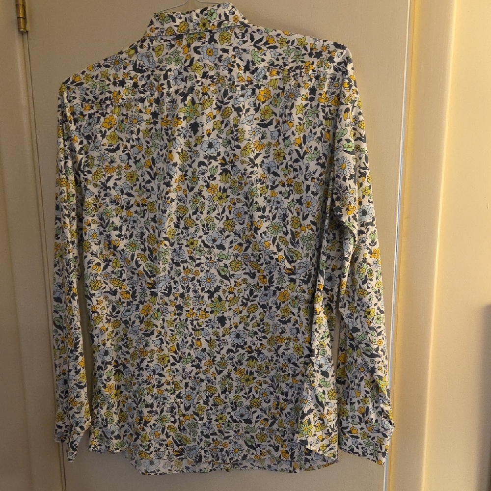 Set Of Lands' End Multicolor Plaid And Floral Womens Shirts - Picture 10 of 11